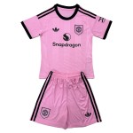 Günstige Fußballtrikots Manchester United Torwart Kinder 2025-26 Rosa Kurzarm